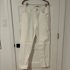 Chico’s White Straight Leg Jeans